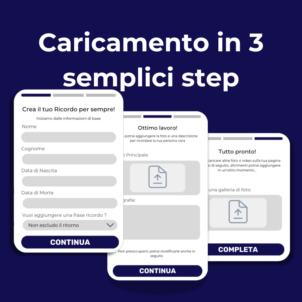 QR code per lapidi Card 5 PZ - Ricordo per Sempre